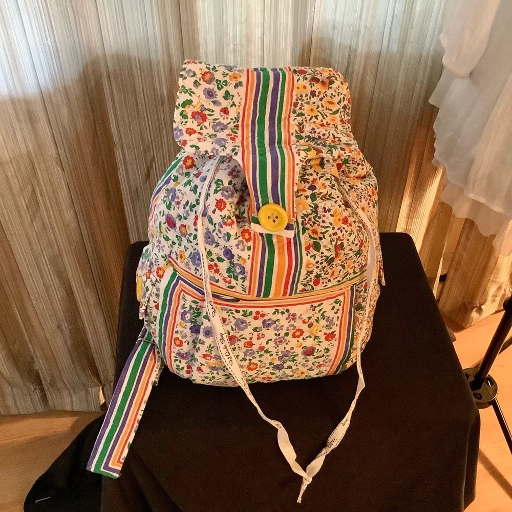 Handmade cotton backpack